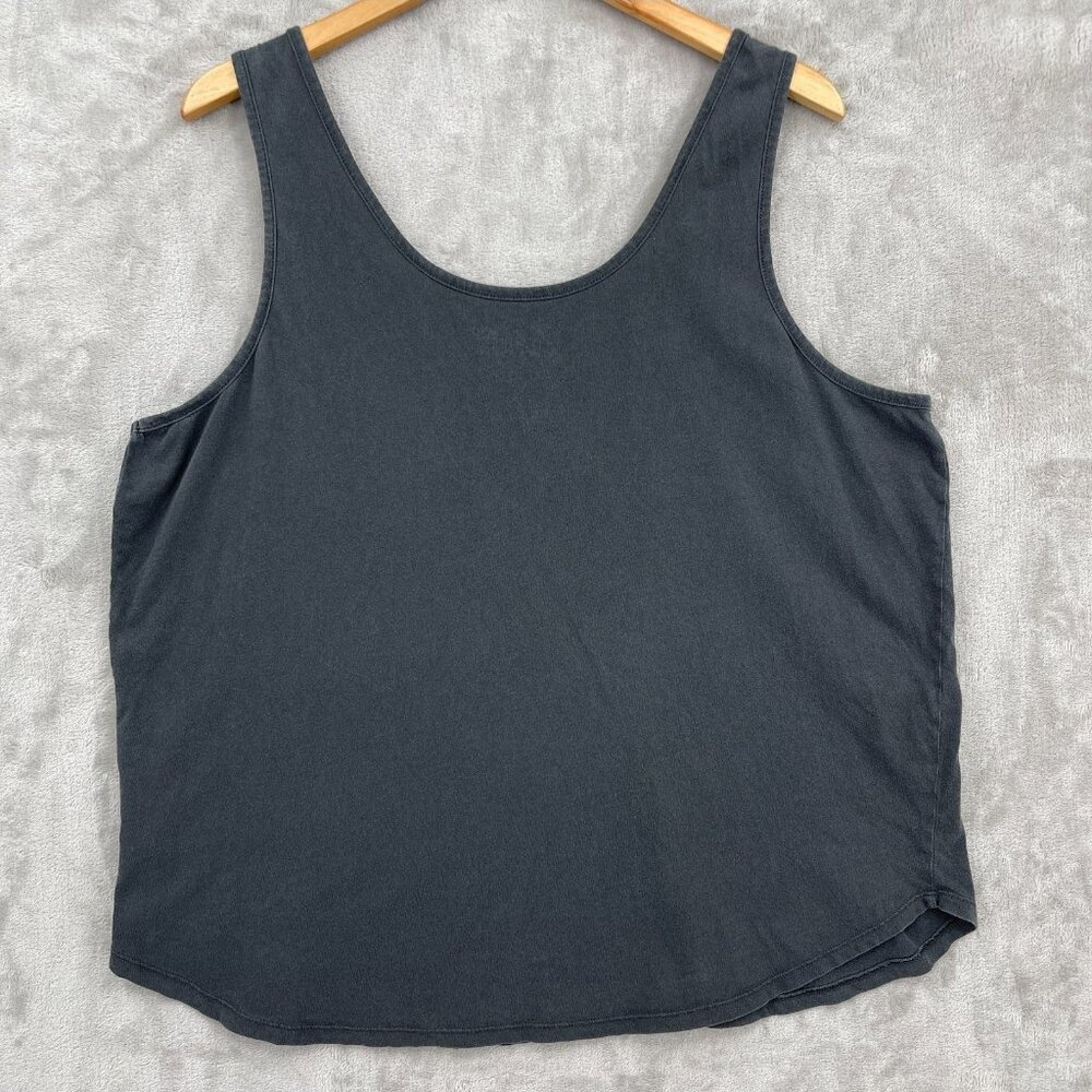 AC/DC x Lucky Brand Gray Retro Graphic Tank Top 100% Cotton Rock Metal - Picture 3 of 5